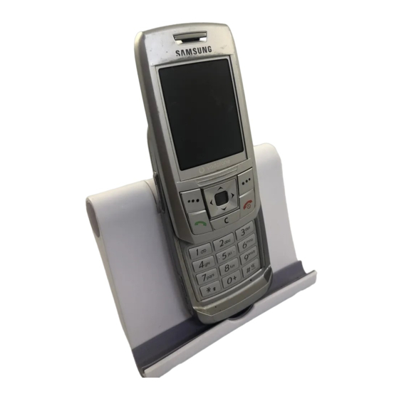 SAMSUNG E250V QUICK START MANUAL Pdf Download | ManualsLib