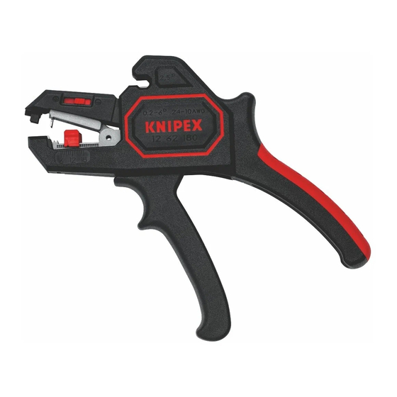 KNIPEX 12 62 180 Operating Instructions Manual