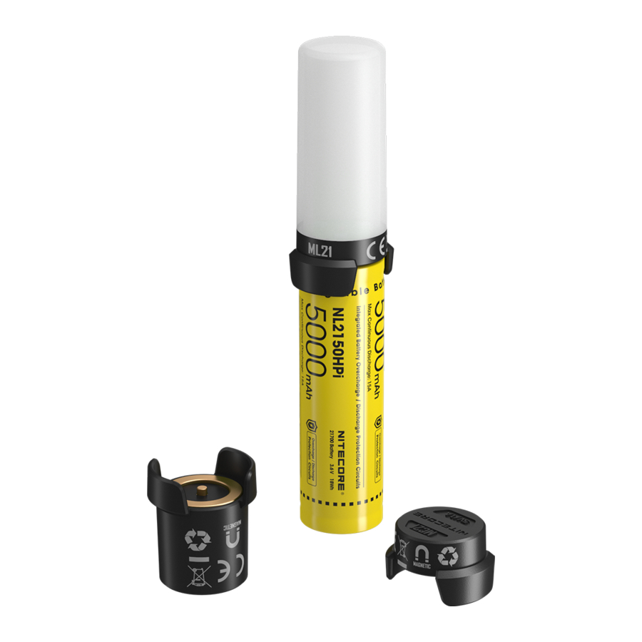 Nitecore 21700, ML21, MPB21 - Intelligent Battery System Manual