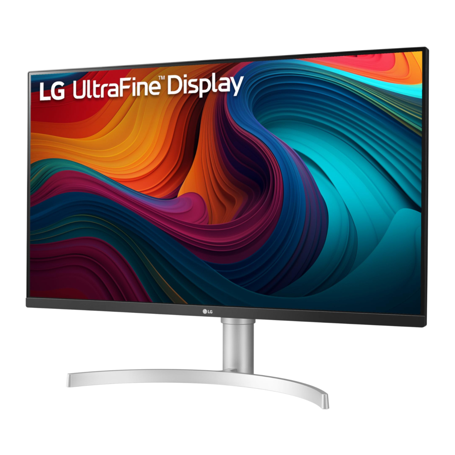 LG 32UN550, 32UN500, 32BN50U Manual