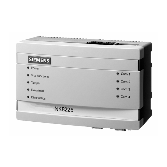Siemens NK8225 Product Data Sheet