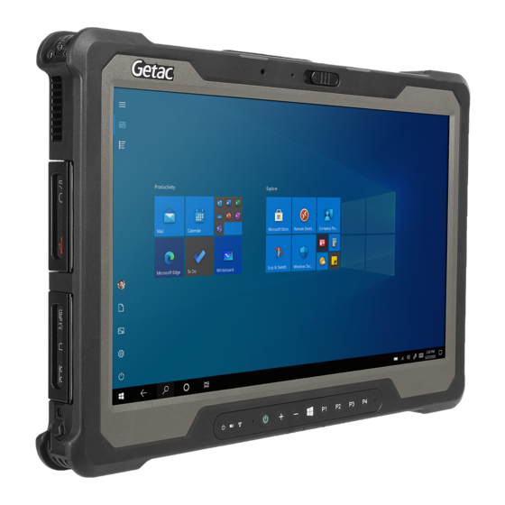 Getac A140 User Manual