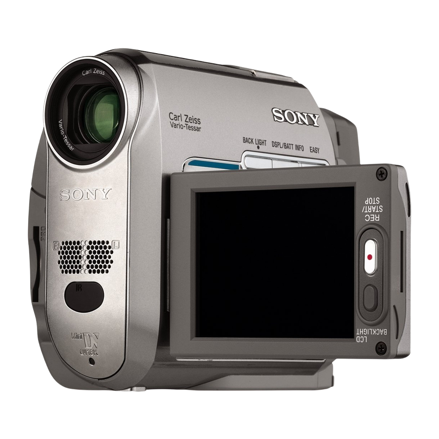 Sony Handycam DCR-HC30E Manuals