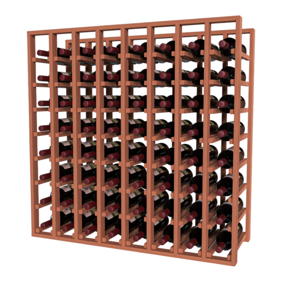 Wine racks America Standard Tasting Table Assembly Manual