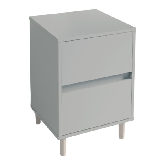 spaceslide BEDSIDE UNIT & DRAWER BOX Assembly Instructions