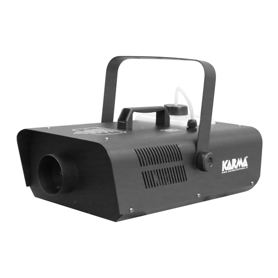 Karma DJ 1500DMX Instruction Manual