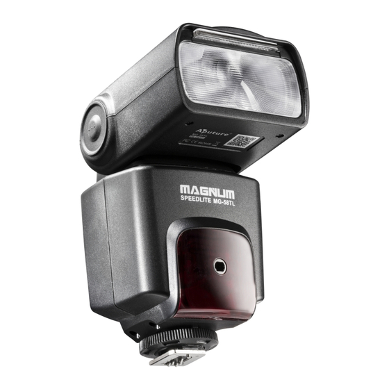 Aputure MAGNUM SPEEDLITE MG-58TL Quick Start Manual