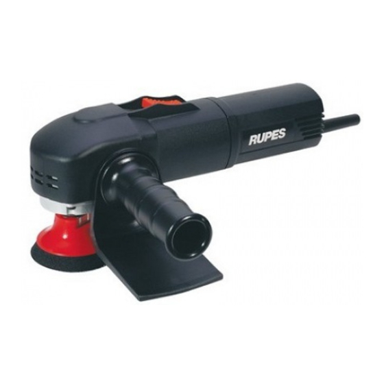 Rupes FR32E Operating And Maintenance Instructions Manual