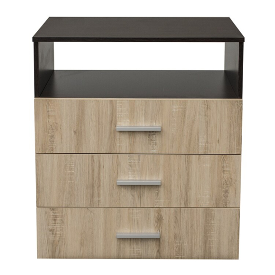 Expomob Alma 3 Drawer Chest Assembly Instructions