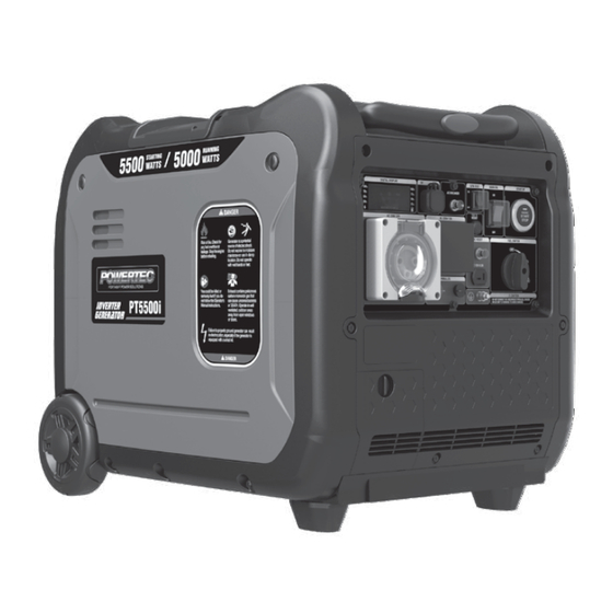 PowerTec PT5500i Operating Instructions Manual
