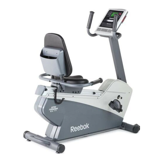 Reebok TRAINER RX 3.0 User Manual