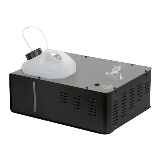 SHOWTEC Fogger Z-1020 Product Manual