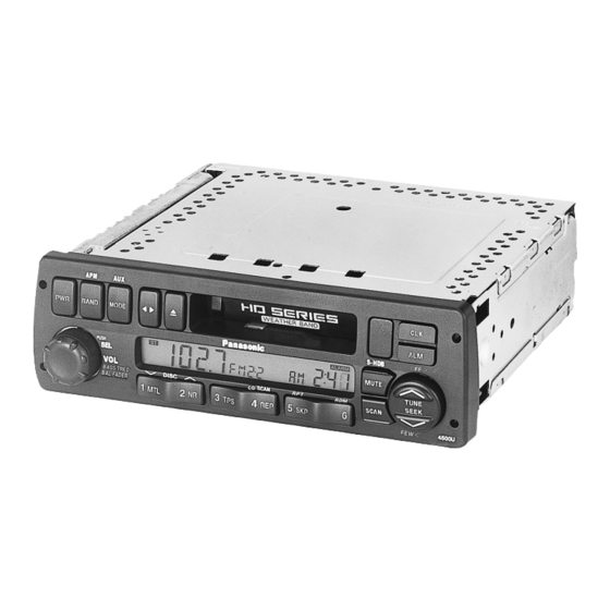 Panasonic CQ4300U - AUTO RADIO/CD TRUCK Manuals