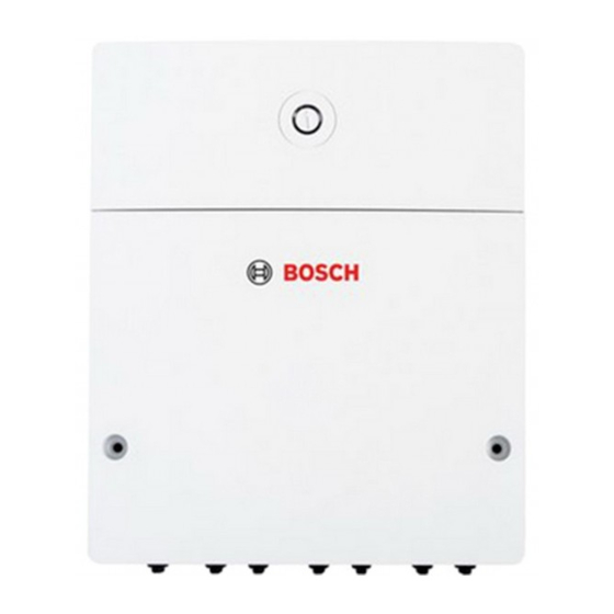 Bosch ProControl HP Installation Instructions For Qualified Contractors