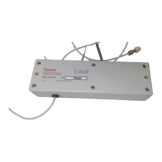 Thermo Scientific Thermo Scientific Dionex SRD-10 Manuals