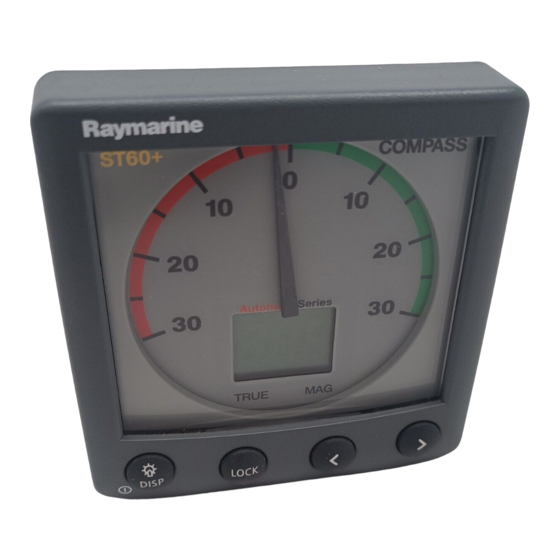 Raymarine ST60+ Compass Instrument Owner's Handbook Manual