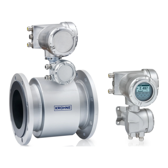 KROHNE TIDALFLUX 2300 F Quick Start Manual