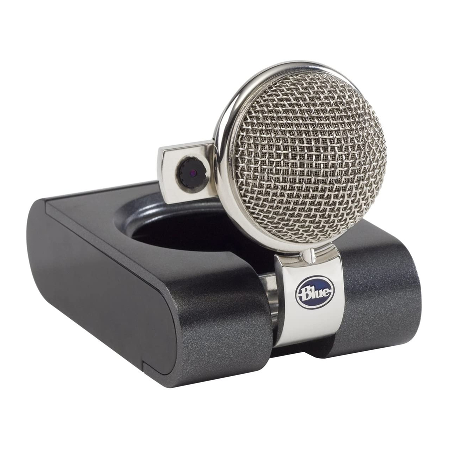 Blue Microphones USB Webcam Eyeball Quick Start Manual