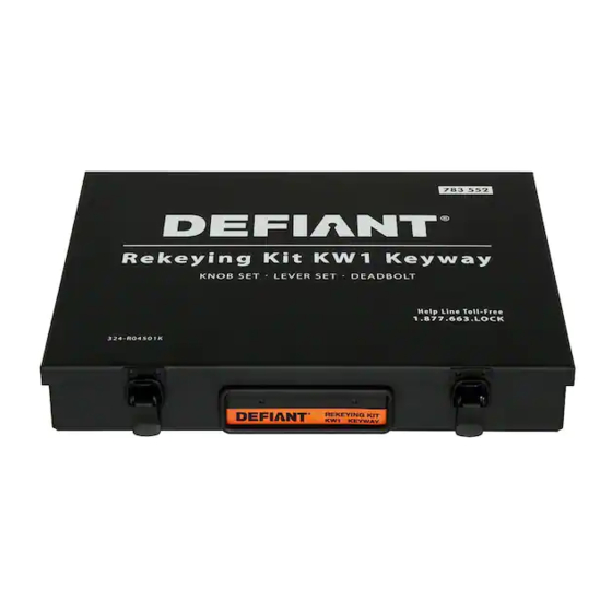 Defiant 1.877.663 Instructions For Installation