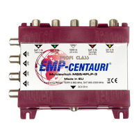 Emp-Centauri MS5/4PLP-3 Instruction Manual