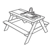 TP Splash and Play Wooden Picnic Table TP617 Instructions For Assembly, Maintenance And Safe Use
