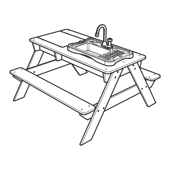 TP Splash and Play Wooden Picnic Table TP617 Instructions For Assembly, Maintenance And Safe Use