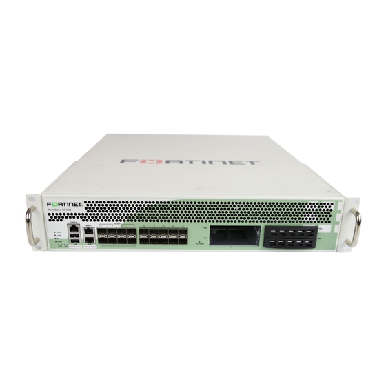 Fortinet FortiGate 3040B Quick Start Manual