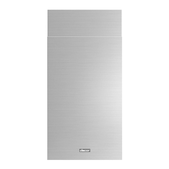 Dacor DHD-D0000CS/DA Installation Instructions Manual