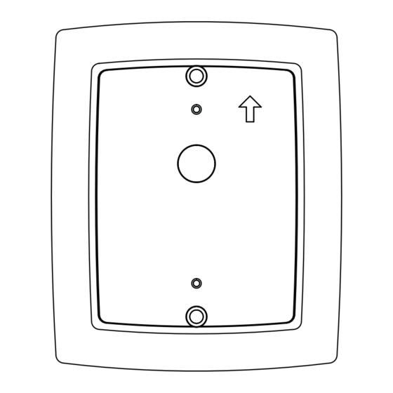 Tekmar Adaptor Plate 012 Installation & Operation Manual