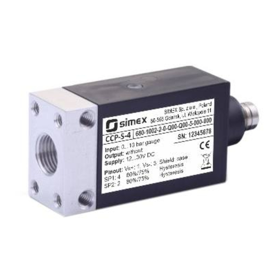 Simex CCP-S-4 Operating Manual
