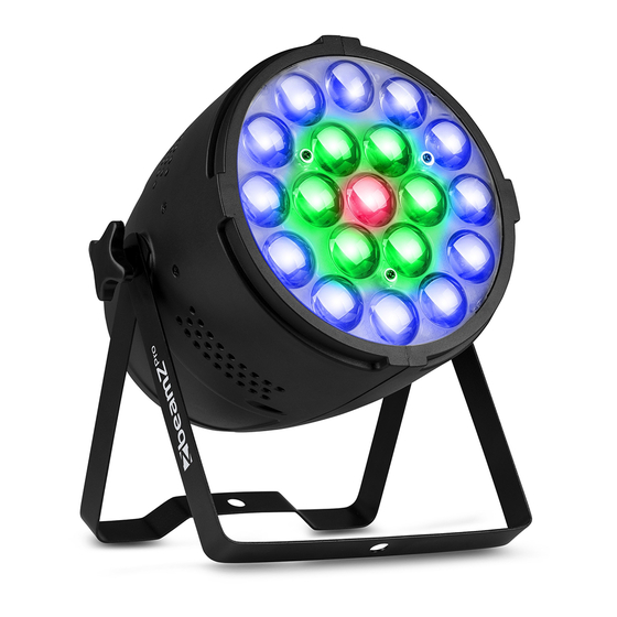 Beamz Pro BAC552Z Quick Start Manual