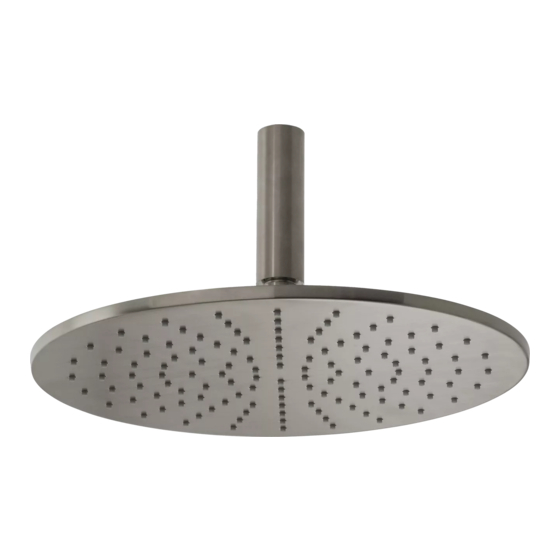 Blaufoss ROUND rainshower + shower arm Installation Manual
