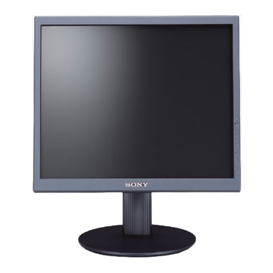 Sony SDM-S74 Owner's Manual
