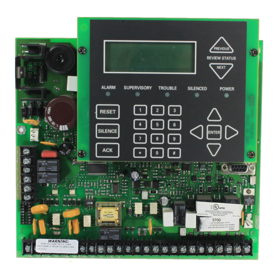 SILENT KNIGHT Intelliknight 5700 Installation And Operation Manual