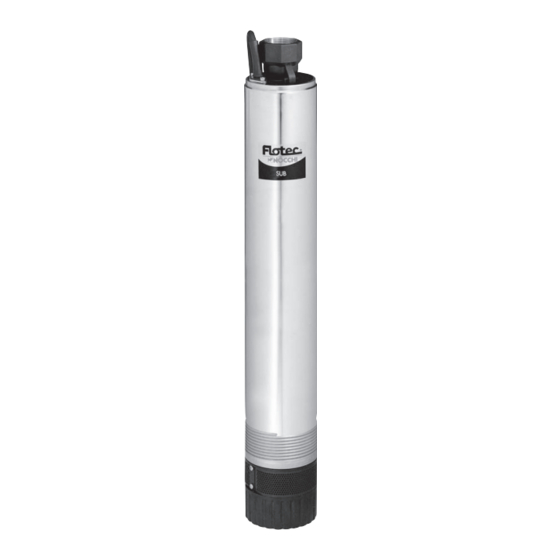 Flotec SUB 6S Use And Maintenance Manual