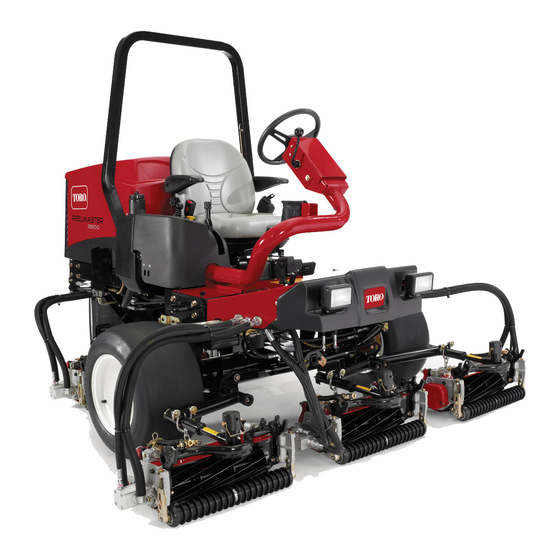 Toro Reelmaster 3550-D Preliminary Service Manual