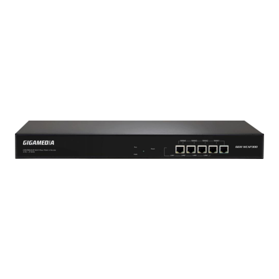 GIGAMEDIA GGM WCAP300 Quick Manual