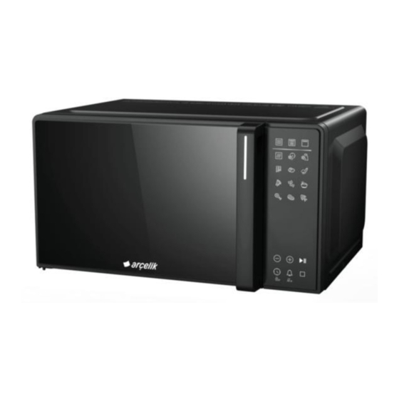 arcelik MD 210 DS Microwave Oven Manuals