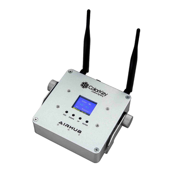 ColorKey AirHub DMX CKU-7010 Manuals