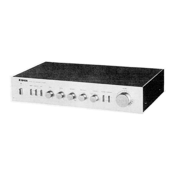 Tensai TP2500 Service Manual