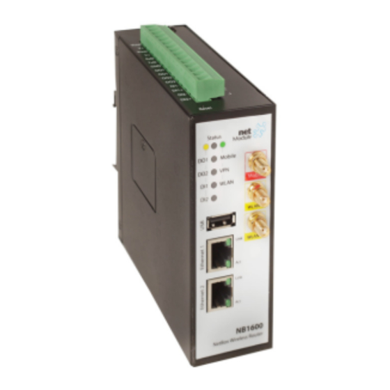 NetModule NB1600 User Manual