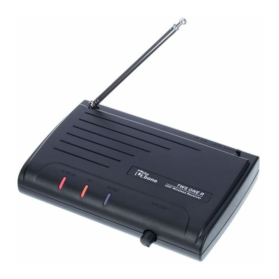 thomann T.Bone TWS ONE VOCAL User Manual
