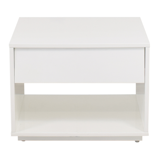 CB2 Shake Nightstand Assembly Manual