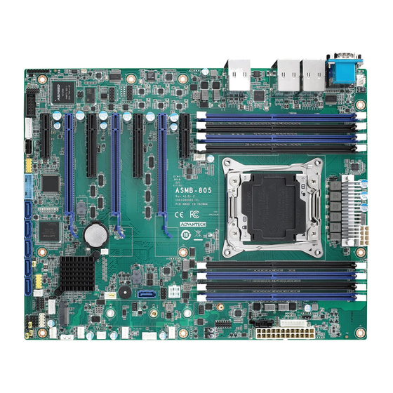 Advantech ASMB-805 Series User Manual