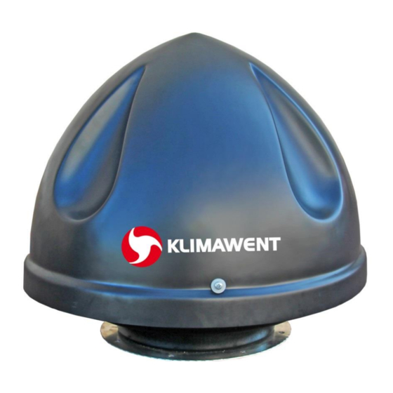 Klimawent SMART-EC-1300 Use And Maintenance Manual