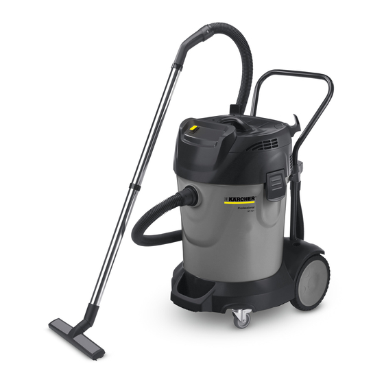 Kärcher NT 70/1 Manual