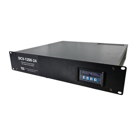TLS DCV300 Operator's Manual
