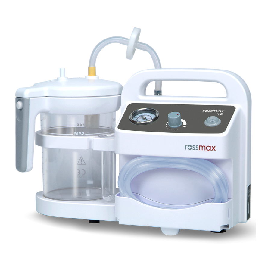 Rossmax V5 - Suction Unit Manual