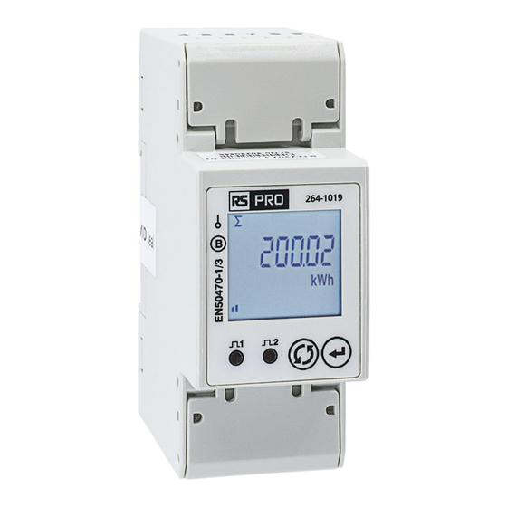 RS PRO 264-1019 Instruction Manual