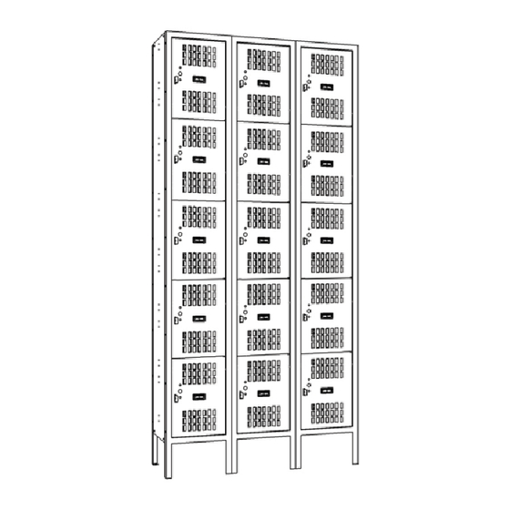 Jorgenson Lockers Ventilated Series Assembly Instructions